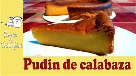 Aprende las mejores técincas de cocina y conviértete en un experto. Recetas de cocina fácil - Pudin de calabaza - Pumpkin ...