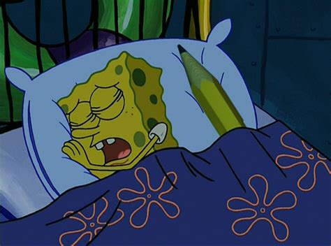 Image Spongebob Sleeping With Magic Pencil2png Encyclopedia