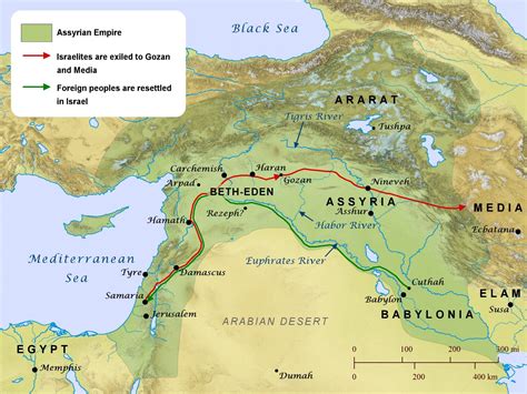 Israelites Are Exiled To Assyria Bible Mapper Blog
