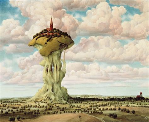 Life On Stump Jacek Yerka