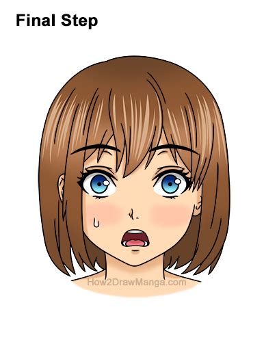 How To Draw Surprised Anime Faces
