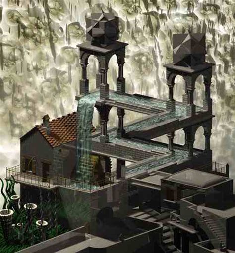 Rendered Escher Impossible World