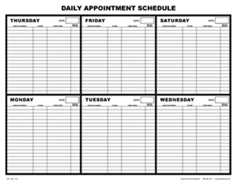 Our free appointment scheduler software functions as a virtual assistant in fixing your appointments and making sure that none of your client meetings are missed. APP-1: Daily Appointment Schedule