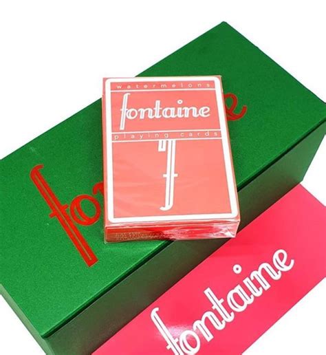 Ripndip x fontaine playing cards are printed at the united states playing card company in collaboration with fontaine cards. FONTAINE WATERMELON Playing Cards Bicycle Ellusionist ...