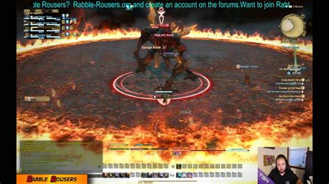Ffxiv A Realm Reborn Gladiator Ifrit Boss Fight Youtube
