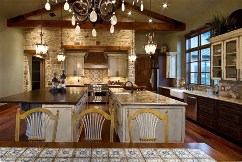 Ranch Home Rustic Kitchen Houston By Sweetlake Interior Design