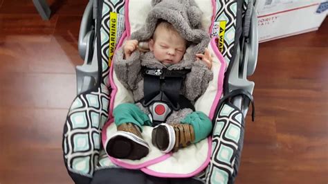 First outing to coral square mall with reborn baby kennedy and new stroller! DAY IN THE LIFE OF A NEWBORN REBORN BABY! OUTING! FEEDING ...