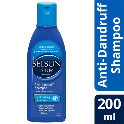 Selsun Blue Anti Dandruff Shampoo Replenishing 200ml All Hair Types