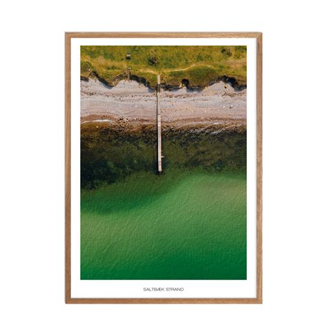 Plakat Saltbæk Strand— Plakatsnedkeren