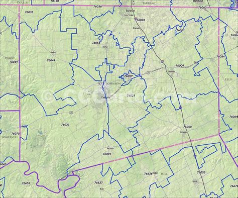 Texas County Zip Code Map United States Map