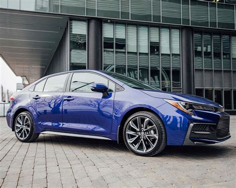 2020 Toyota Corolla Se Upgrade Blueprint Profile View Parked In The