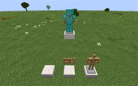 You Can Give Armor Stands Arms By Using Fence Gates And Slabs Rminecraft