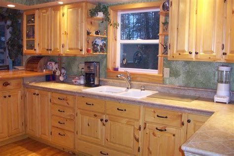 Update Knotty Pine Kitchen Cabinets - cursodeingles-elena