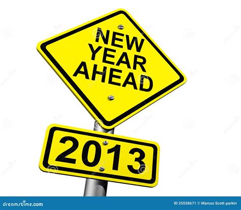 New Year Ahead 2013 Stock Image Image 25558671