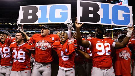 Finally Four Ohio States B1g Bliss Baylor And Tcus Gripe And