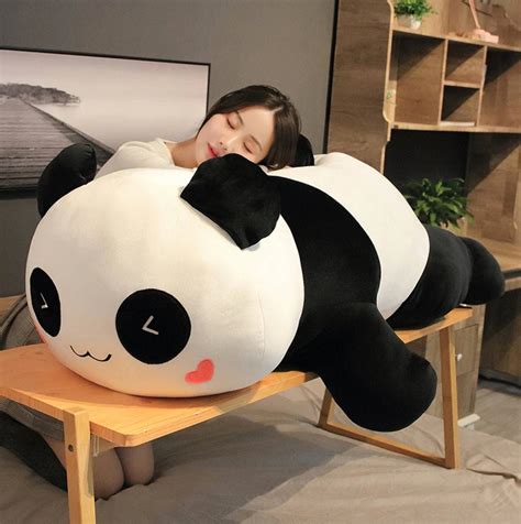 Giant Kawaii Panda Plush Panda Plush Cute Plush Kawaii Etsy