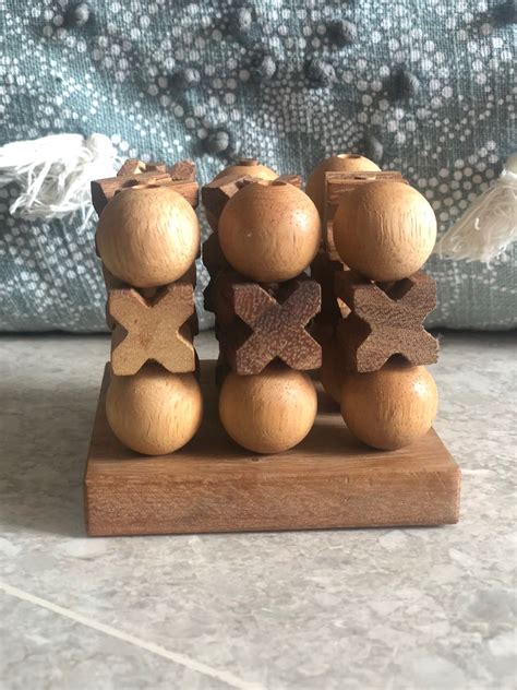 Tic Tac Toe Xoxo 5x5 And 3x3 3d Wood Hobbies And Toys Toys And Games On