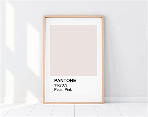 Pantone Pantone Print Pantone Poster Pantone Wall Art Etsy Etsy