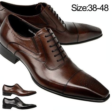 Italy Style Mens Fashion Business Oxfords Shoes With Pointed Toe Shoes Formal Wedding Shoes
