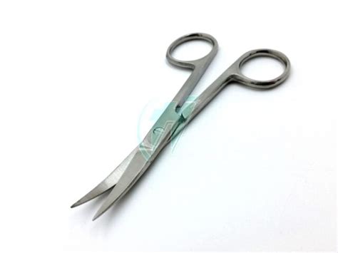 6 Operating Dissecting Scissors 45 Curved Sharp Sharp Tip Surgical Ebay