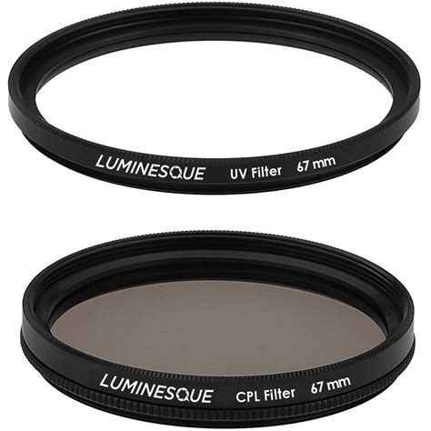 Luminesque 67mm Circular Polarizer And Uv Slim Pro Uvs Cpks67