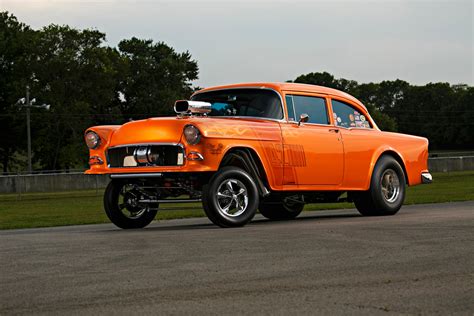a 10 second street legal 1955 chevy gasser is as cool as it gets