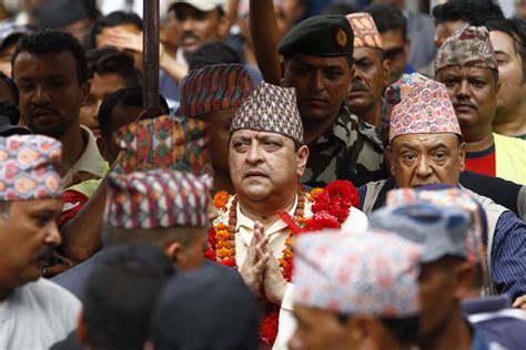 Ex King Gyanendra Performs Special Puja At Basantapur In Pictures