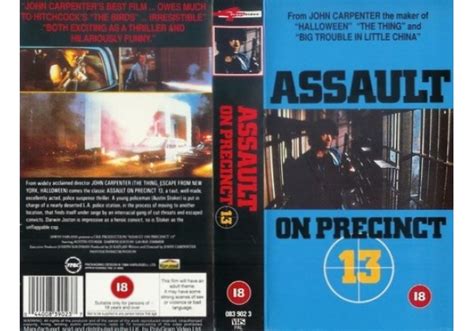 Assault On Precinct 13 1976 On 4 Front Video United Kingdom VHS