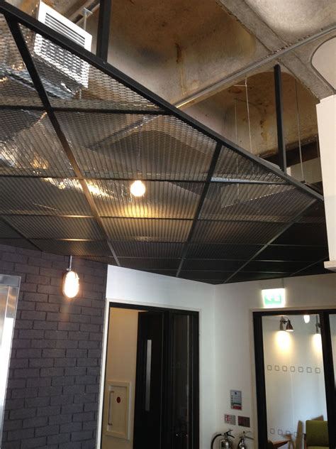 Suspended Mesh Ceiling Lighting Pinterest Ceiling Ceilings And