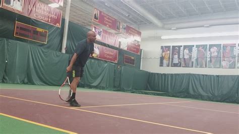 Serving At Baseline Tennis Center Youtube