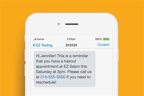 Instant notifications right when the appointment is. MMS vs. SMS: What's the Difference?