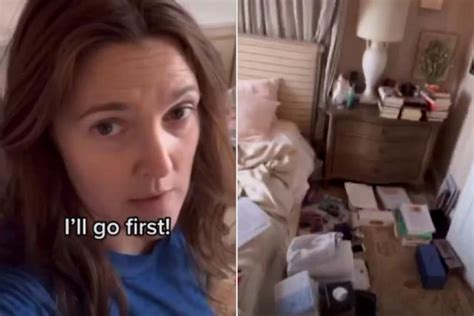 Drew Barrymore Shows Off Her Messy Bedroom In Drastic Before And After