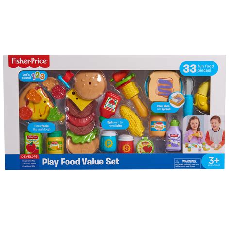Fisher Price Play Food Set 33 Pieces