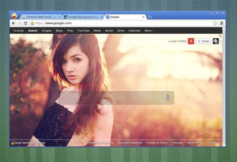 If you use google chrome but don't want the plain white look it offers, and want to spruce things up a little bit, below we'll explain how to change the background image and entire look. A Clean and Beautiful Google with "Custom Google ...