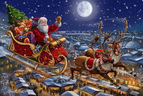 Картинки по запросу Marcello Corti Artist Christmas Scenes Santa