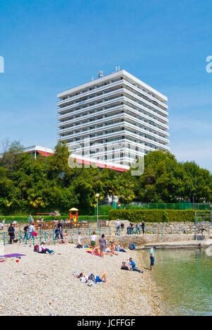 Hotel Ambasador In Opatija Kroatien Stockfotografie Alamy
