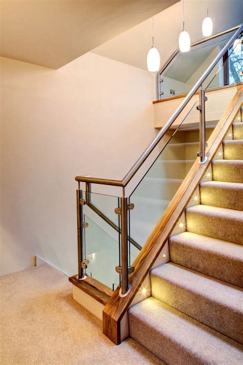 Gallery wall staircase white glass glass balustrade hallway colours hallway designs stair paneling glass staircase house design white staircase. Glass Staircases Nottingham | Lee Glass & Glazing