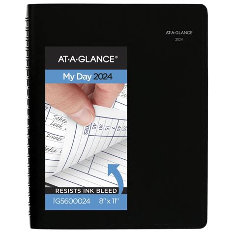 2024 At A Glance Dayminder Daily 4 Person Group Appointment Book 8 X