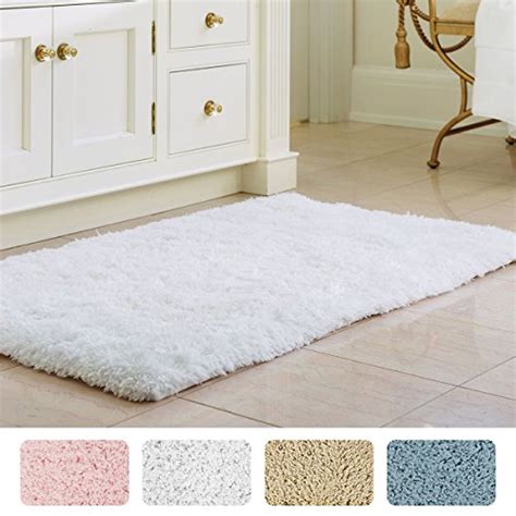 After 30 hours of researching and testing dozens of rugs and mats, we've picked three that we love for their style, comfort, and functionality. KMAT 20×32 Inch White Bath Mat Soft Shaggy Bathroom Rugs Non-slip Rubber Shower Rugs Luxury ...