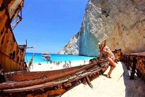 The Famous Shipwreck On Navagio Beach In Zakynthos Greece ~ Cool