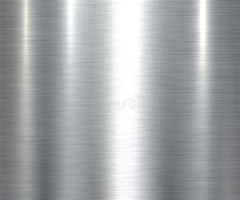 Silver Steel Metal Texture With Brushed Metal Pattern Stock Vector