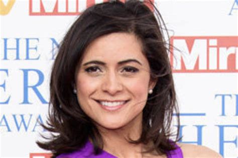 Good Morning Britain Lucy Verasamy Flaunts Cleavage In Bondage Dress