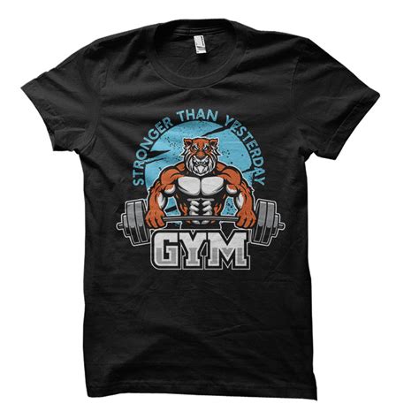 Tiger Gym Graphic Design Tshirt Factory