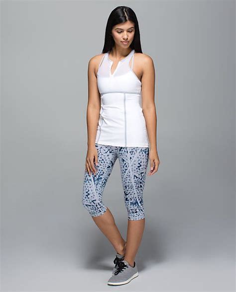 Pedal Pace Tank Silver Fox Performance Outfit Lululemon Athletica