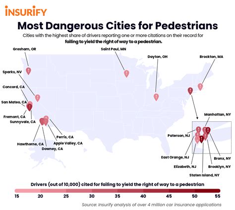 Look Out These Are The 20 Most Dangerous Cities For Pedestrians