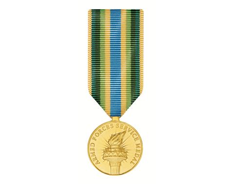 Armed Forces Service Medal Miniature Anodized