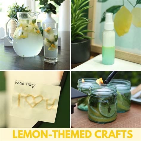 Lemon Themed Crafts 🍋 [video] In 2021 Lemon Crafts Crafts Themed Crafts