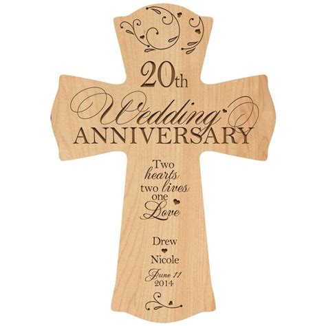 Check hallmark's list of traditional and modern anniversary gifts by year for 20th wedding anniversaries. Personalized 20th Wedding Anniversary, 20th Anniversary ...