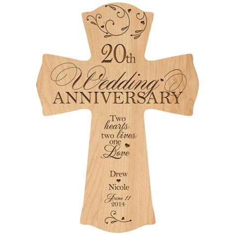 Ceramic white accent mug has a premium hard coat that provides crisp and vibrant color reproduction sure to last for years. Personalized 20th Wedding Anniversary, 20th Anniversary ...