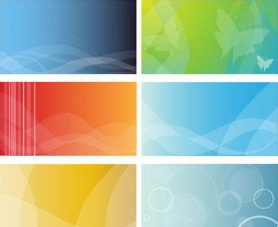 colorful business cards background  vector art
